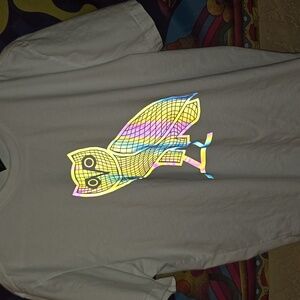 Ovo Reflective Owl Graphic T-Shirt